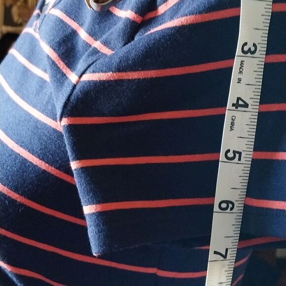 NWT Women Ingrid+Isabel Short Sleeve T-Shirt Stripe Maternity Dress Size XL - Picture 6 of 11